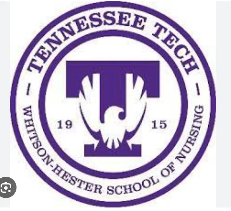 Suzi Q’s Scrubs & A Whole Lot More TTU Tennessee Tech Whitson-Hester Nursing School Uniform Patch %product