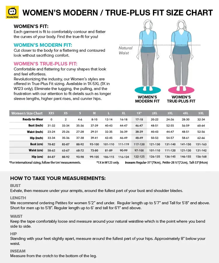 WINK 123 WOMEN'S MOCK WRAP TOP