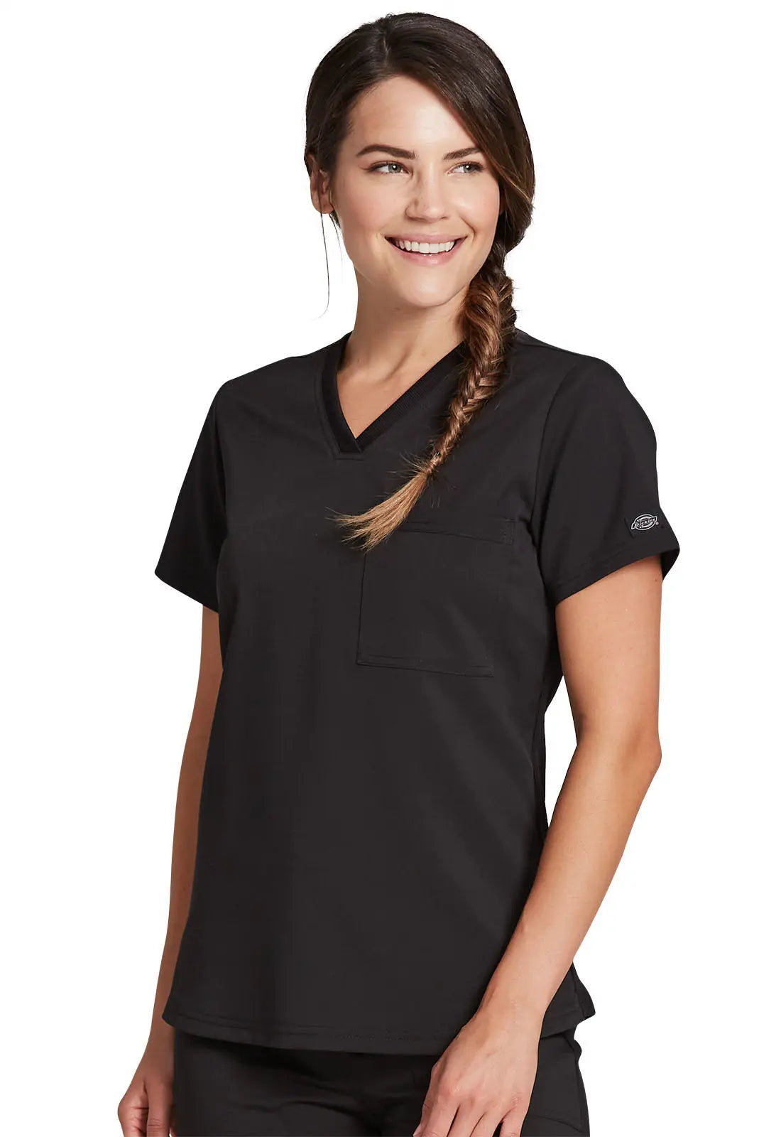Suzi Q’s Scrubs & A Whole Lot More DICKIES Balance Women's Tuckable V-Neck Plus Top %product