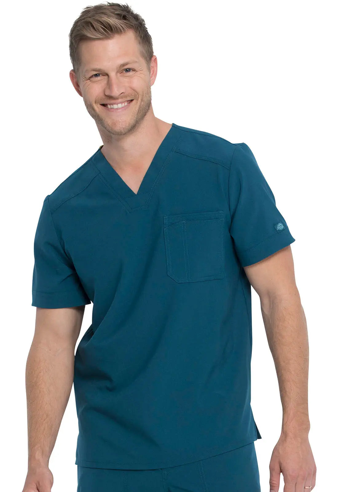 Suzi Q’s Scrubs & A Whole Lot More DICKIES Retro Men's Tuckable V-Neck Plus Top %product