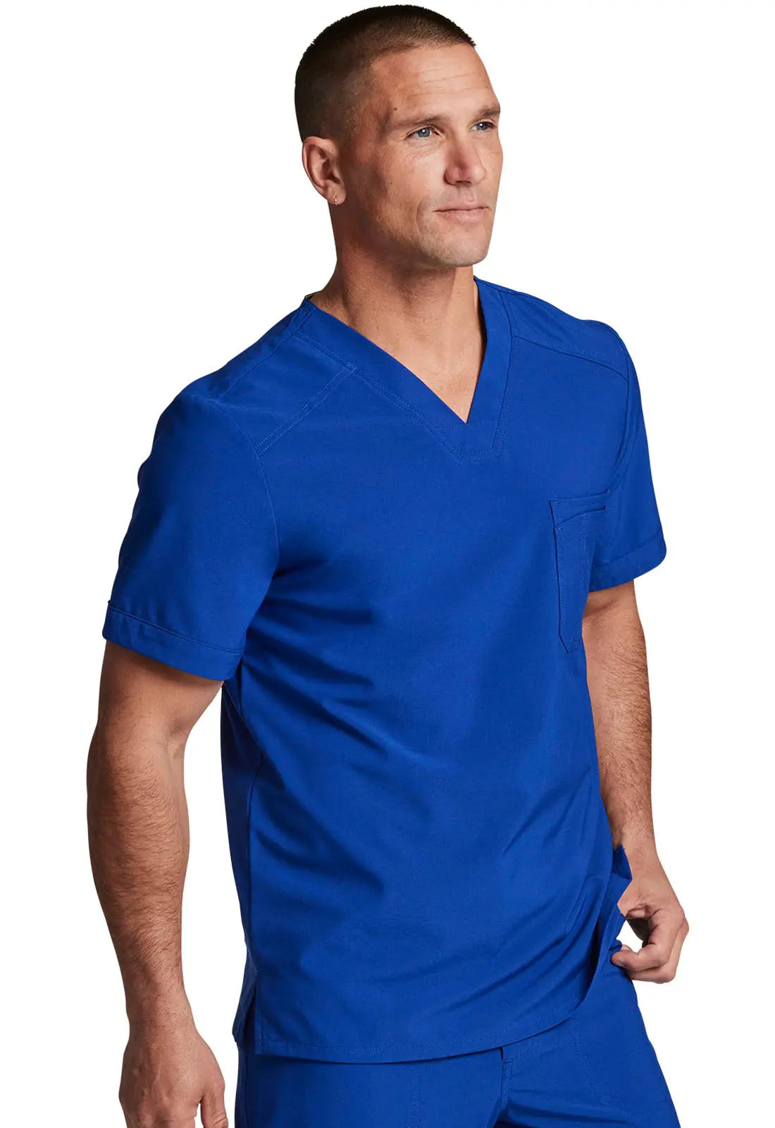 Suzi Q’s Scrubs & A Whole Lot More DICKIES Retro Men's Tuckable V-Neck Plus Top %product