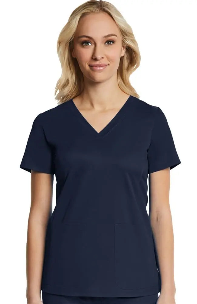 Suzi Qs Scrubs & A Whole Lot More EON Sporty & Comfy Multi Pocket V-neck Top by Maevn %product