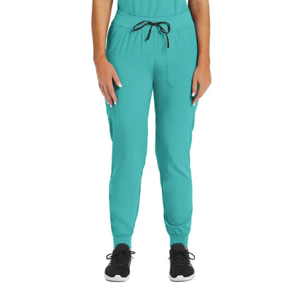 Suzi Qs Scrubs & A Whole Lot More Matrix Impulse Women's Knit Yoga Waistband Jogger Plus Pant by Maevn %product
