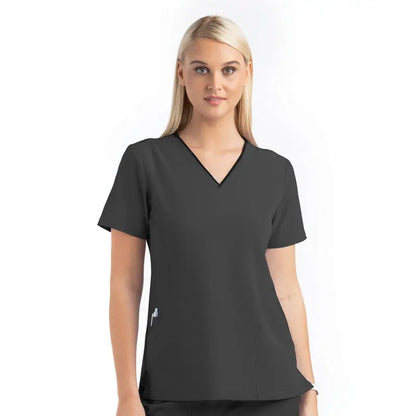 Suzi Q’s Scrubs & A Whole Lot More Matrix Impulse Women's Shaped Solid Plus Top by Maevn %product