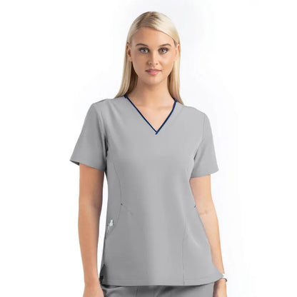 Suzi Q’s Scrubs & A Whole Lot More Matrix Impulse Women's Shaped Solid Plus Top by Maevn %product