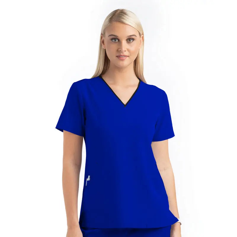 Suzi Q’s Scrubs & A Whole Lot More Matrix Impulse Women's Shaped Solid Plus Top by Maevn %product