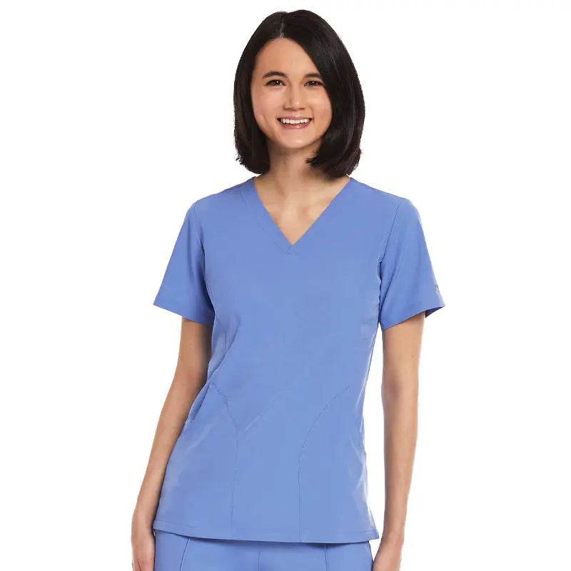 Suzi Q’s Scrubs & A Whole Lot More Matrix Impulse Women's V-Neck Plus Top by Maevn %product