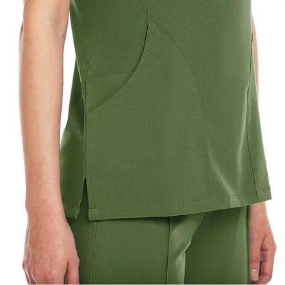 Suzi Q’s Scrubs & A Whole Lot More Matrix Impulse Women's V-Neck Plus Top by Maevn %product