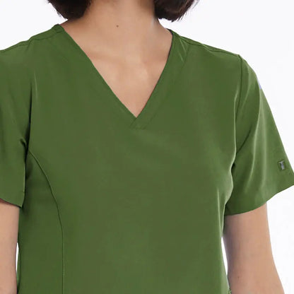 Suzi Q’s Scrubs & A Whole Lot More Matrix Impulse Women's V-Neck Plus Top by Maevn %product