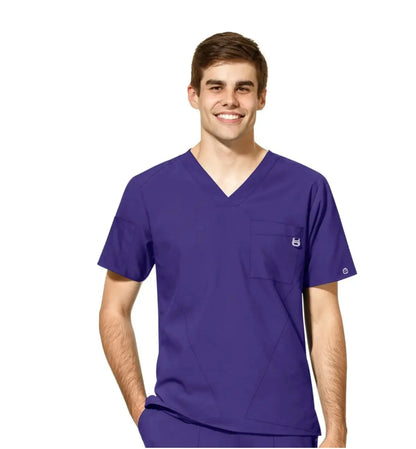 TTU Whitson-Hester Nursing Uniform W123 Mens Top Grape Suzi Q’s Scrubs & A Whole Lot More