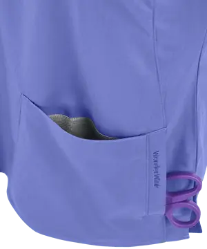 Wonder Wink Pro Women's 4 Pocket Notch Neck Top
